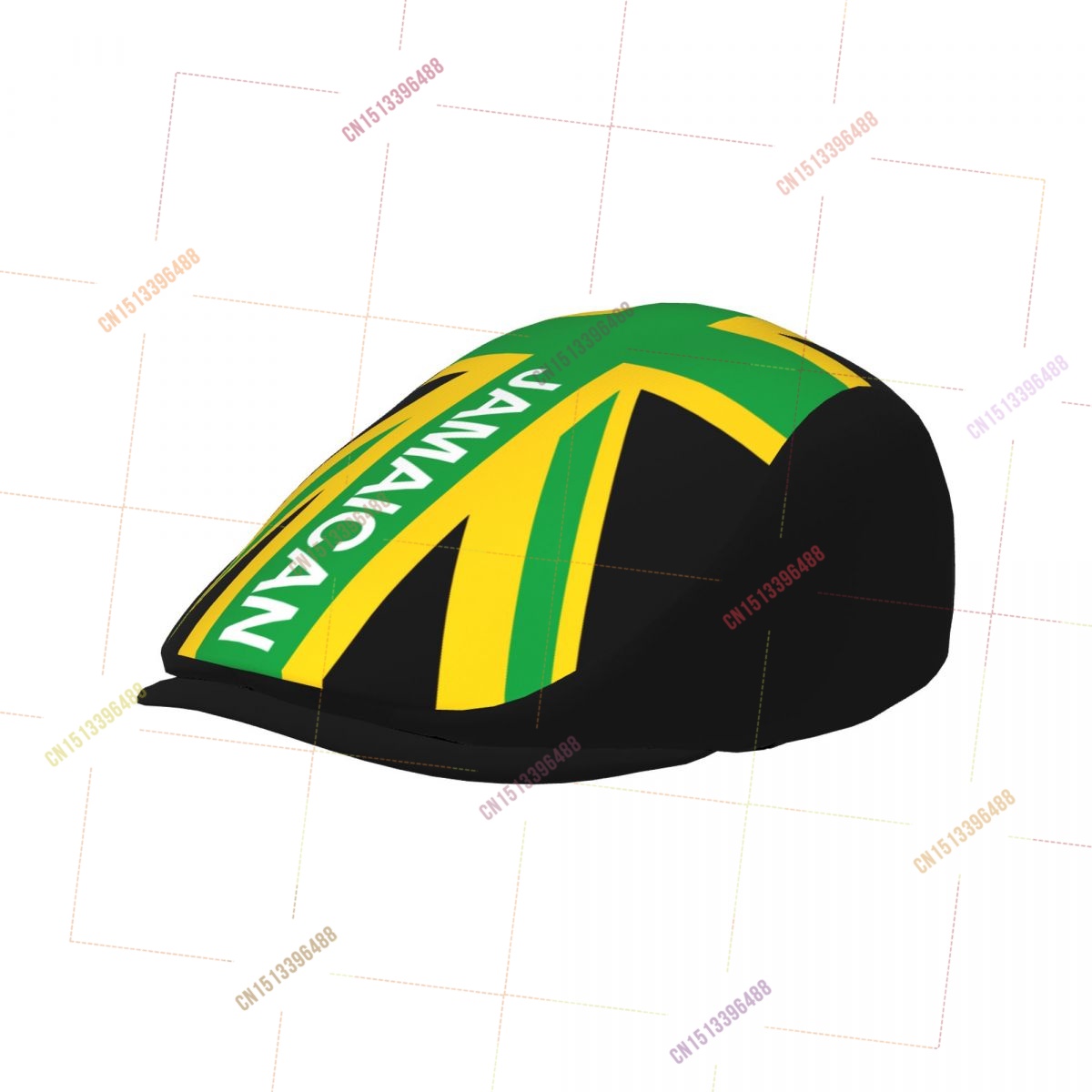 Jamaica UK Flag Men Women Flat - đánh giá và giá Newsboy Cap Ivy