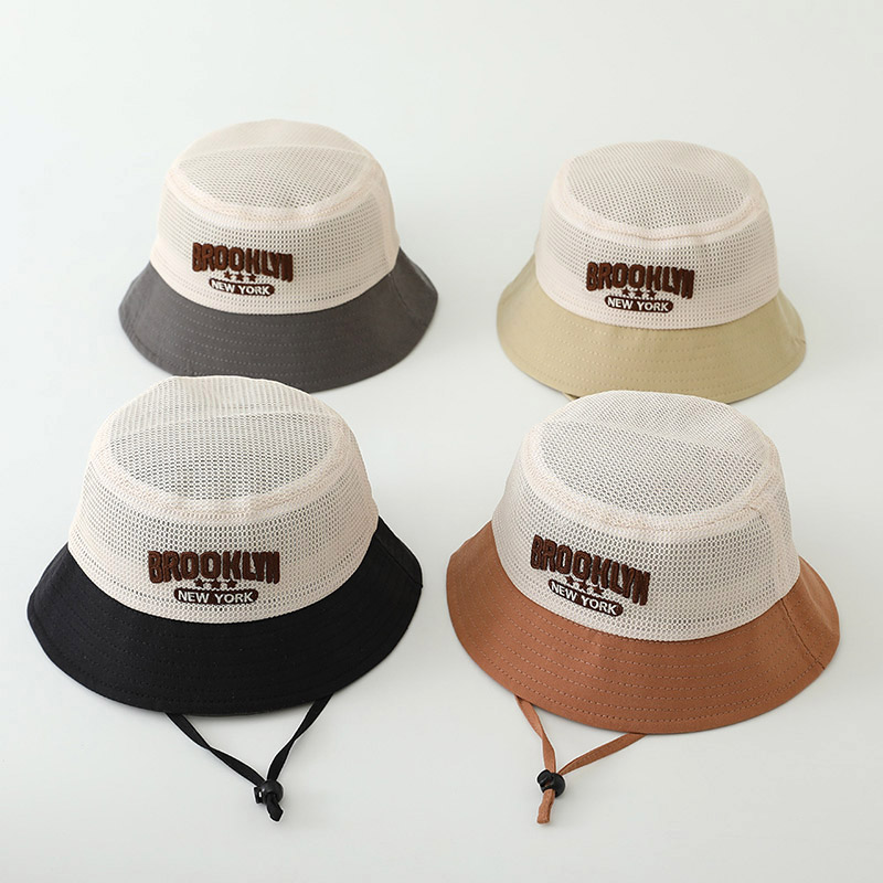 Letter Embroidered Baby Sun Ha - đánh giá và giá Bucket Hat Cotton
