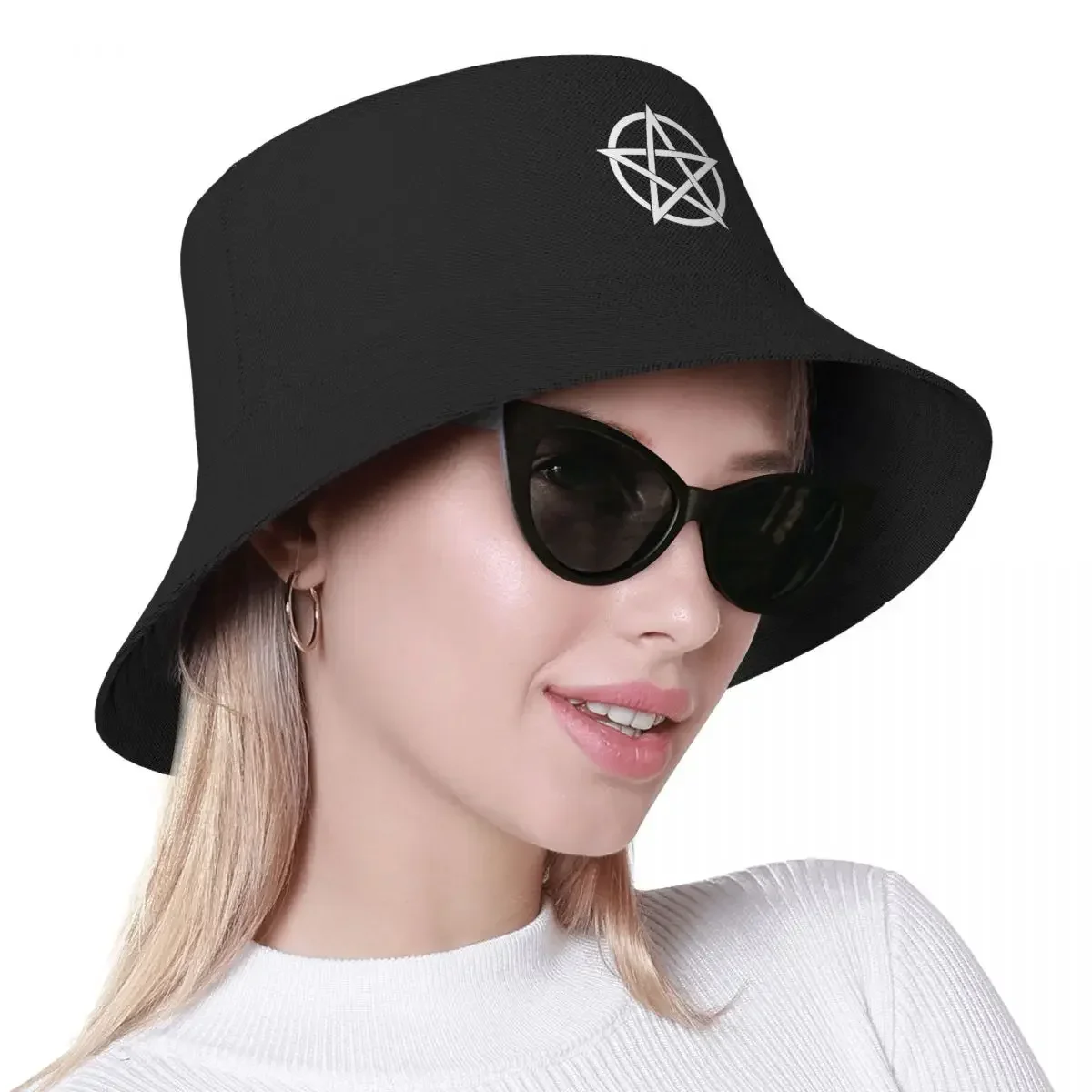 Pentagram Magic Occult Symbol  - đánh giá và giá Bucket Hat Cotton