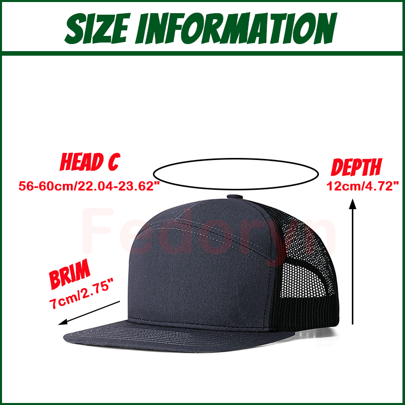 Fedoryn Custom Embroidery Logo - đánh giá và giá Trucker Cap Mesh