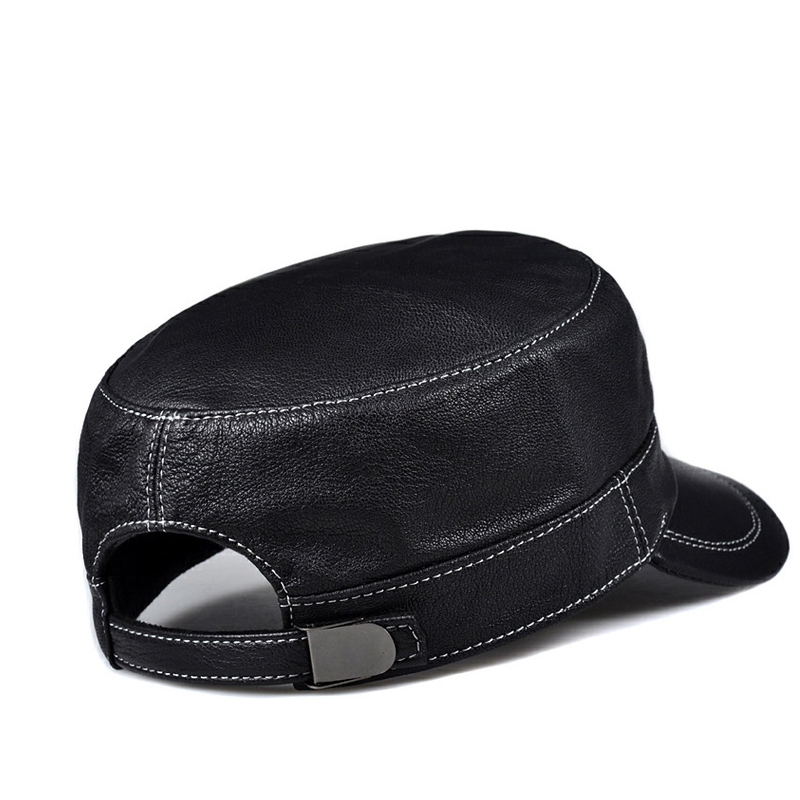 Trendy Lambskin Leather Flat T - đánh giá và giá Baseball Cap Structured