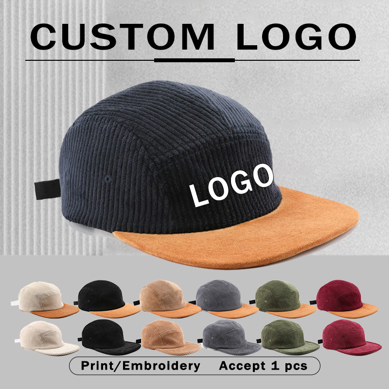 New 5-panel Splicing Corduroy  - đánh giá và giá Corduroy Cap 5 Panel