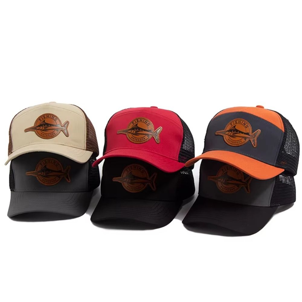 Summer Shark Pattern Fishing C - đánh giá và giá Trucker Cap Mesh