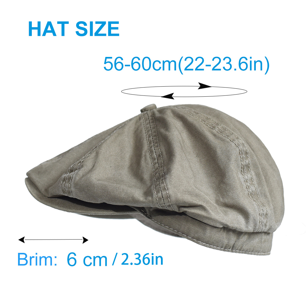 Rửa Sạch Cotton Newsboy Nắp Pe - đánh giá và giá Newsboy Cap Ivy